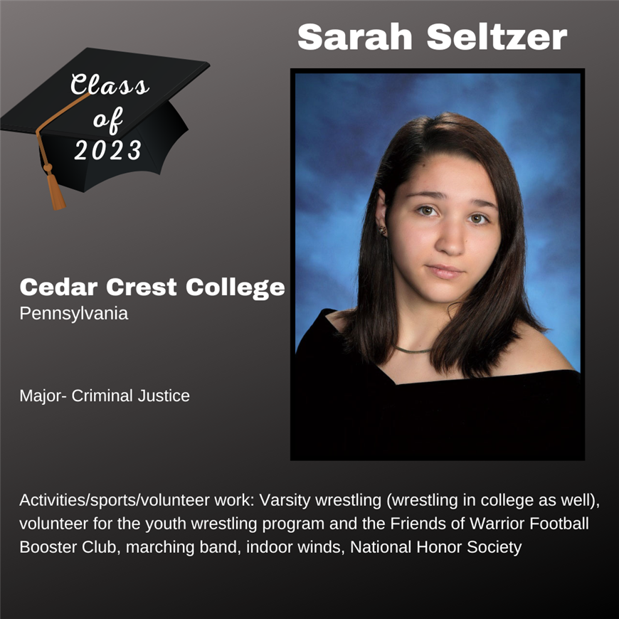 Top 25 Grad. Sarah Seltzer 